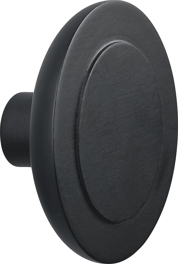 Gancho de pared Sensu, 10 x 4,5 cm, negro