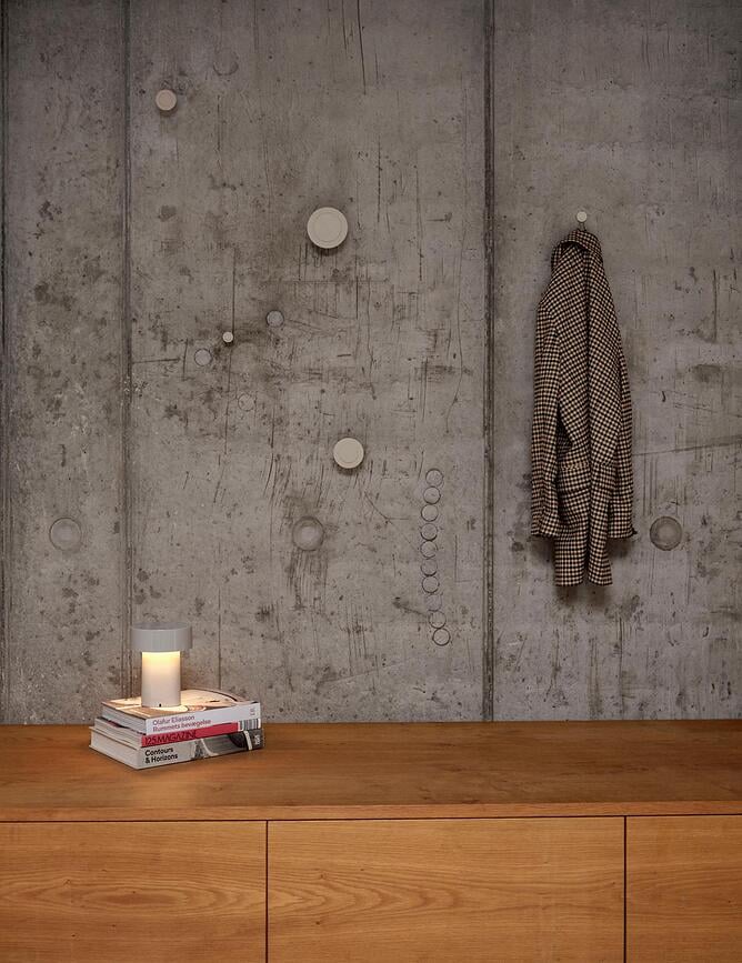 Gancho de Pared Sensu, 5 x 4,2 cm, color arena