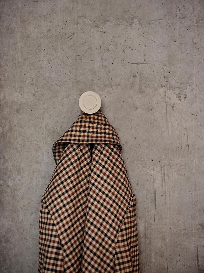 Gancho de Pared Sensu, 5 x 4,2 cm, color arena