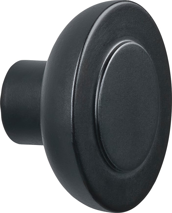 Gancho de Pared Sensu, 7,5 x 4,5 cm, negro