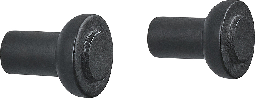 Sensu Kuke zidne 3 x 2,5 cm crne 2 kom.