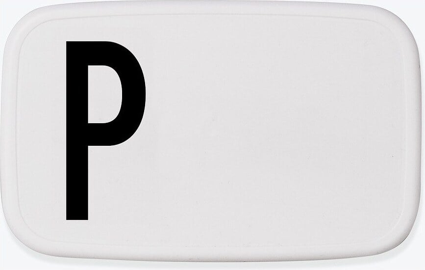 AJ Boîte à Déjeuner, motif lettre P