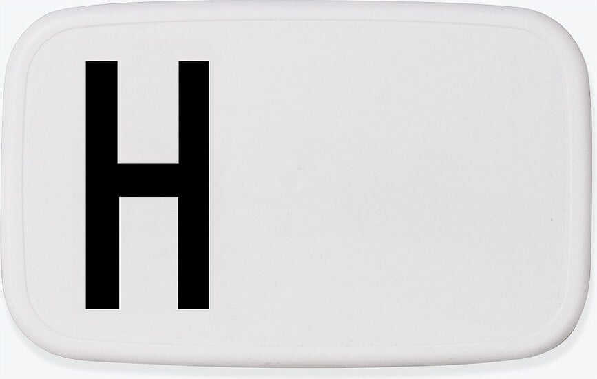 AJ Boîte À Lunch, motif lettre H