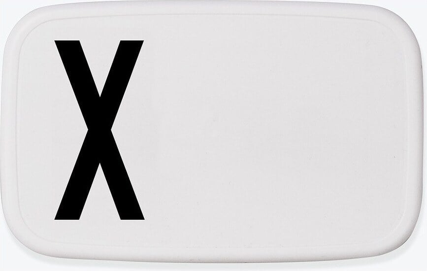 AJ Lunch Box, motif lettre X