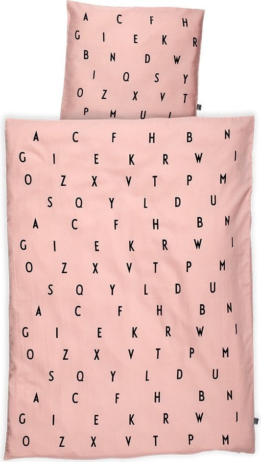Aj Vintage ABC Kids Baby-Bettwäsche rosa