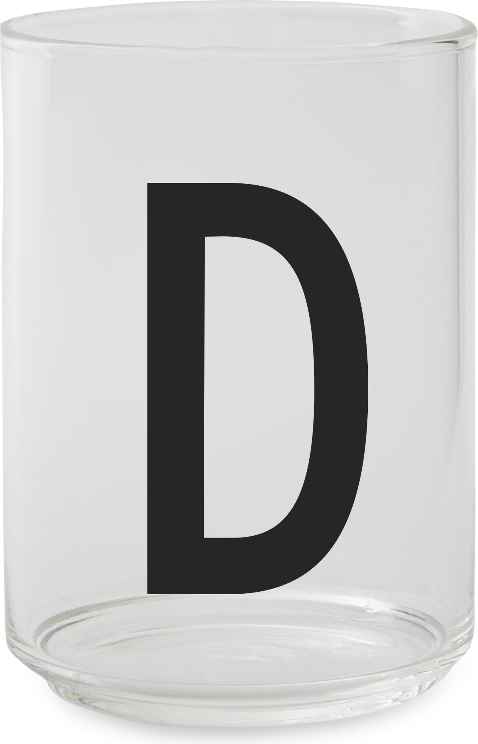 Aj Wasserglas Buchstabe D