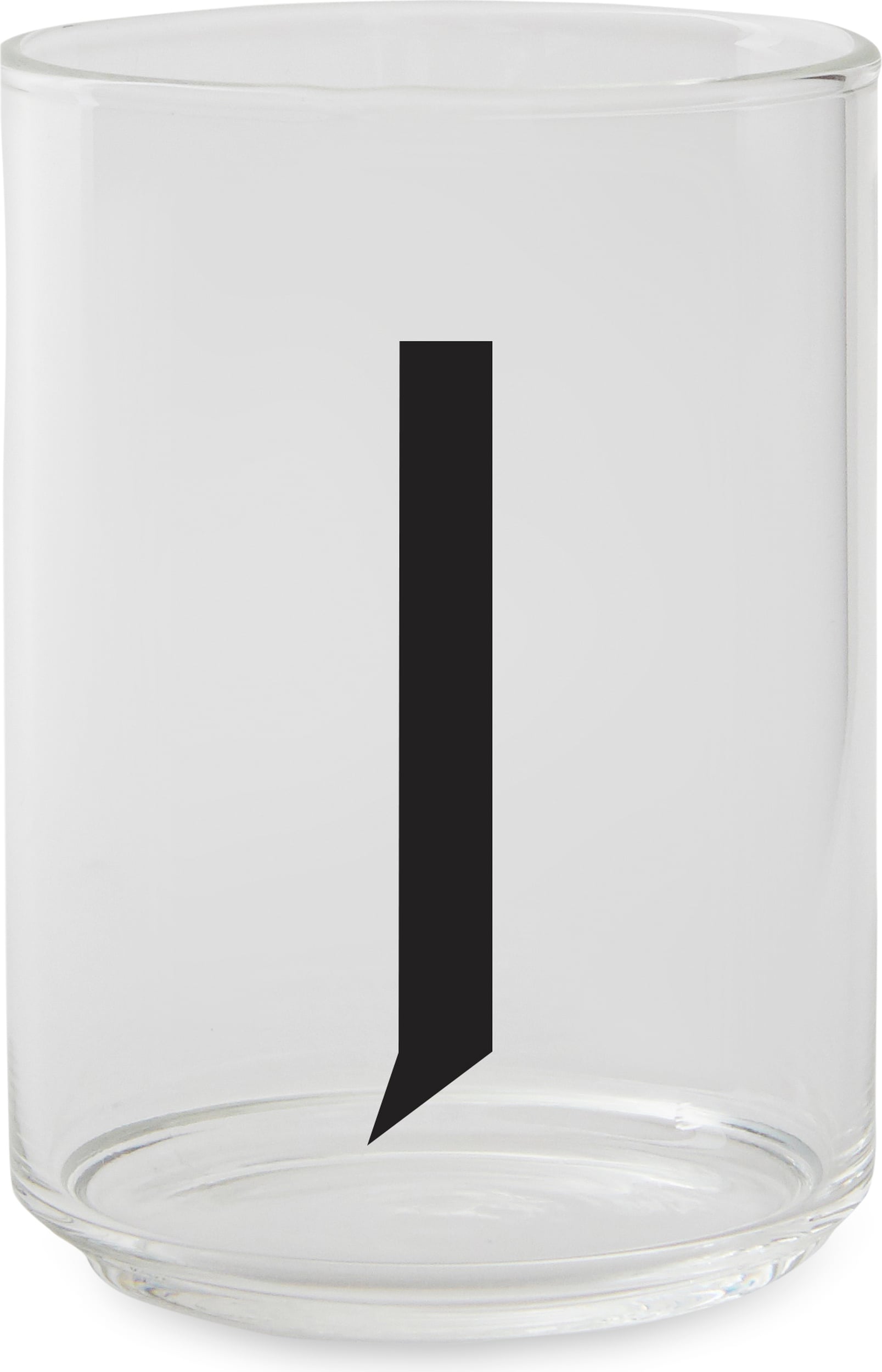 Aj Wasserglas Buchstabe J