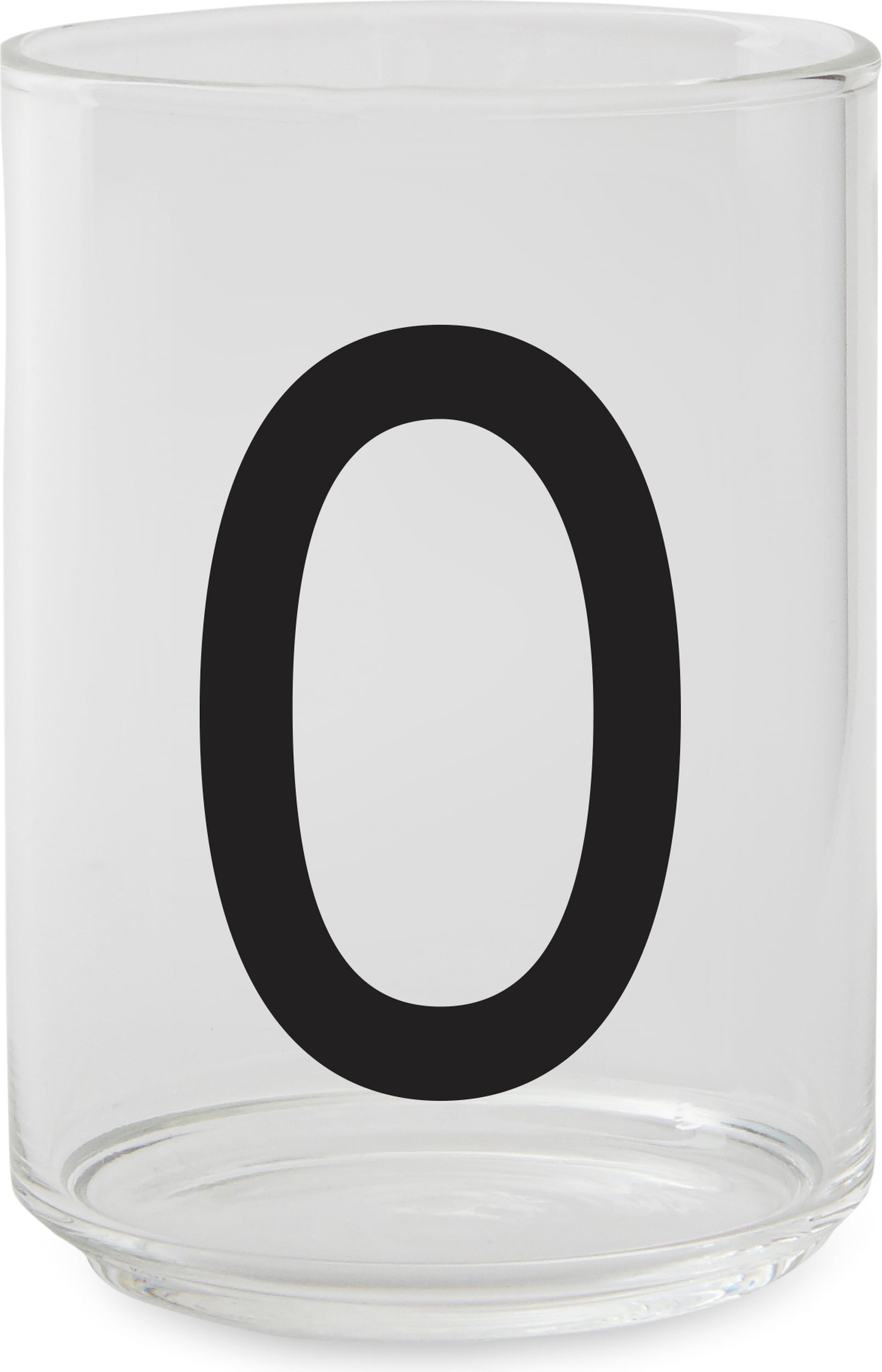 Aj Wasserglas Buchstabe O