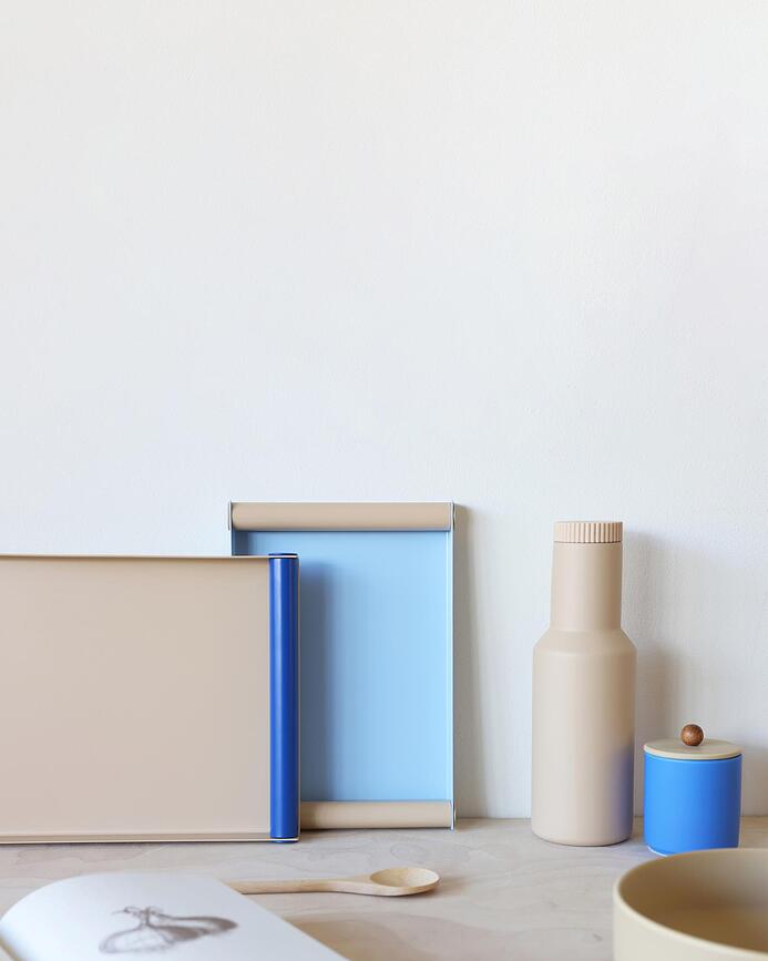 Bandeja para servir Ray, mediana, lila-rosada