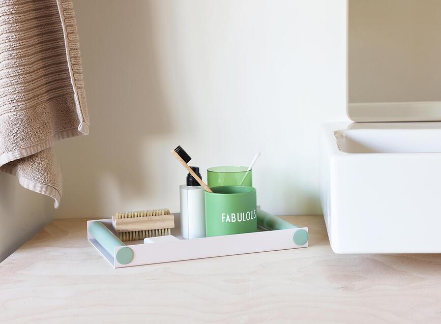 Bandeja para servir Ray, mediana, lila-rosada