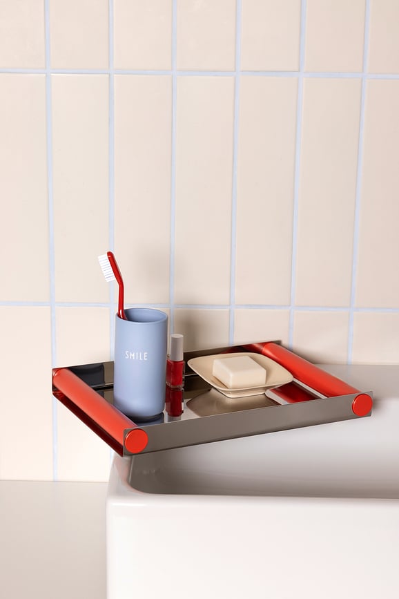 Bandeja de servir Ray Disco, mediana, coral