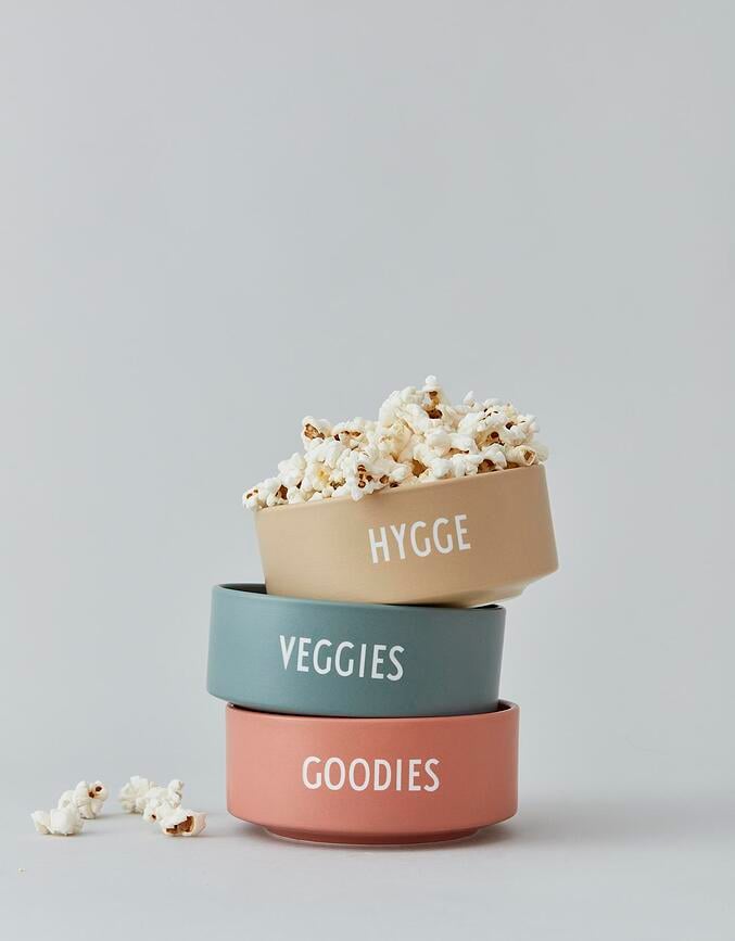 Bol para snacks Snack Smile, gris