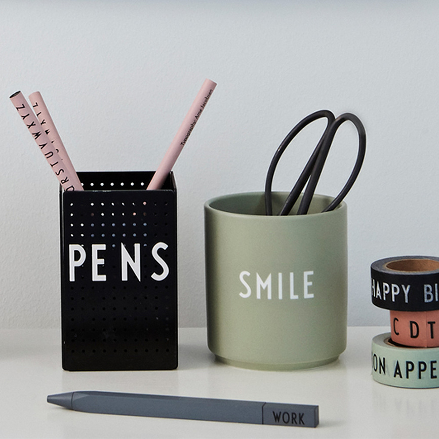 Bolígrafo Design Letters Smile, celeste