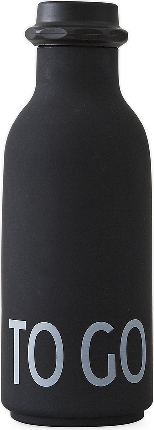Botella para llevar TO GO, negra