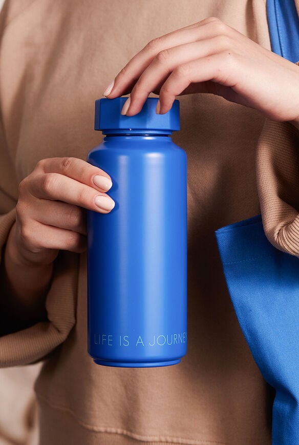 Botella térmica Tone-On-Tone Kiss, rosa