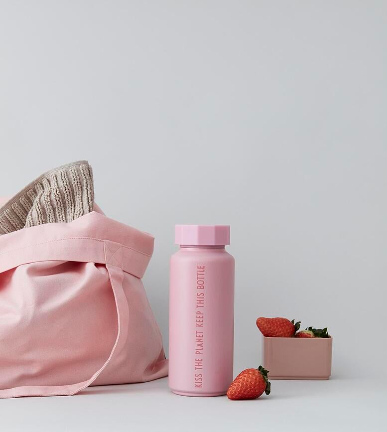 Botella térmica Tone-On-Tone Kiss, rosa