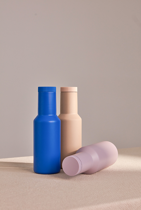 Botella térmica Tube, 1 L, beige