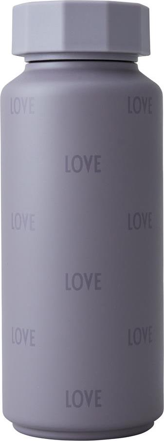 Butelka termiczna Tone-On-Tone Love fioletowa