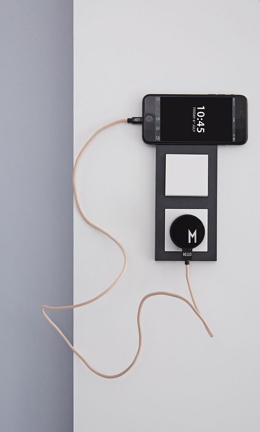 Cable micro USB Design Letters, rosa