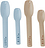 Cucharitas infantiles Mini Favourite, azul-beige, 4 unidades