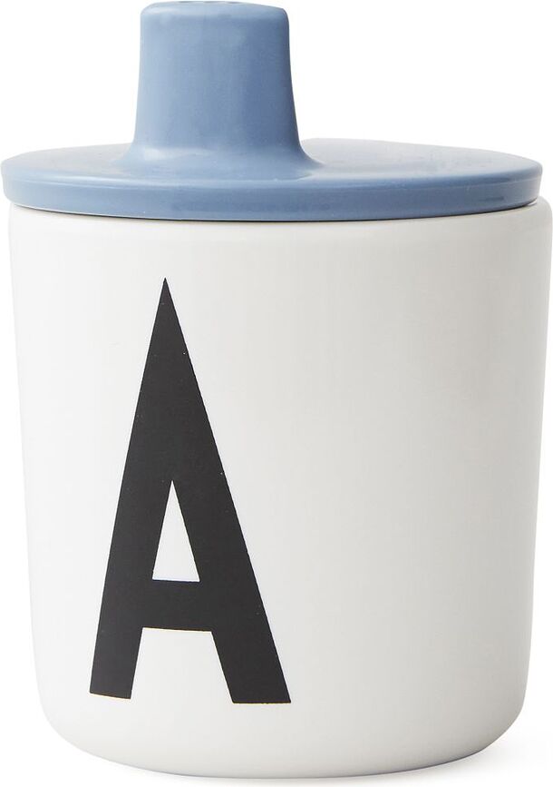 Design Letters Bec Verseur pour Tasses en mélamine A-Z, blanc
