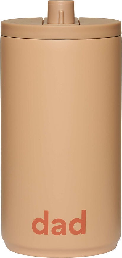 Design Letters Dad Mug de Voyage, 350 ml, beige