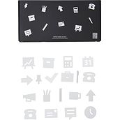 Design Letters Display board figures office white 20 pcs
