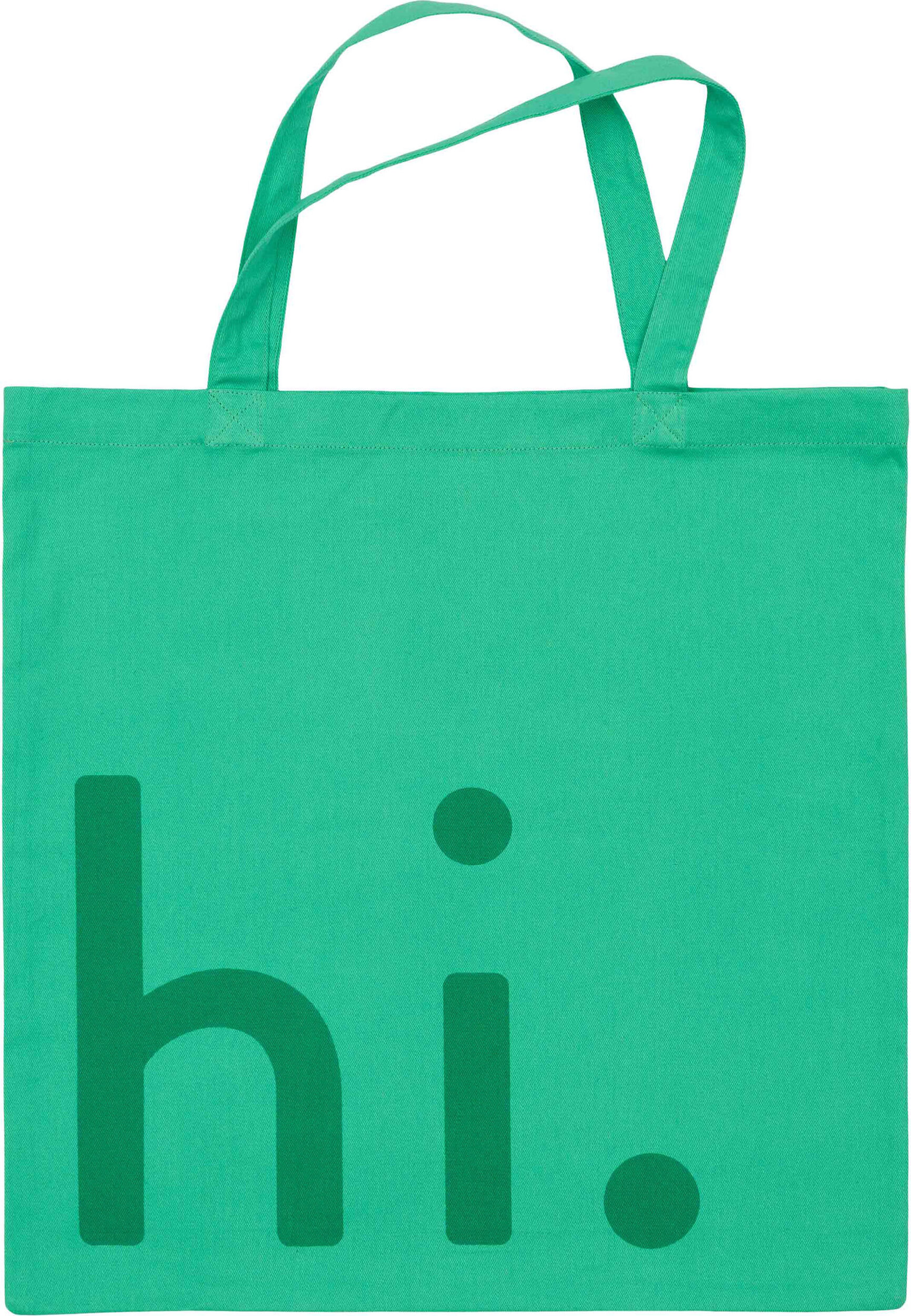 Design Letters Hi Einkaufstasche grün