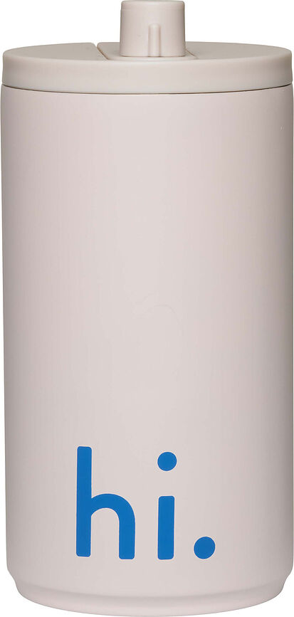 Design Letters Hi Potovalni Lonček, 350 ml, bež