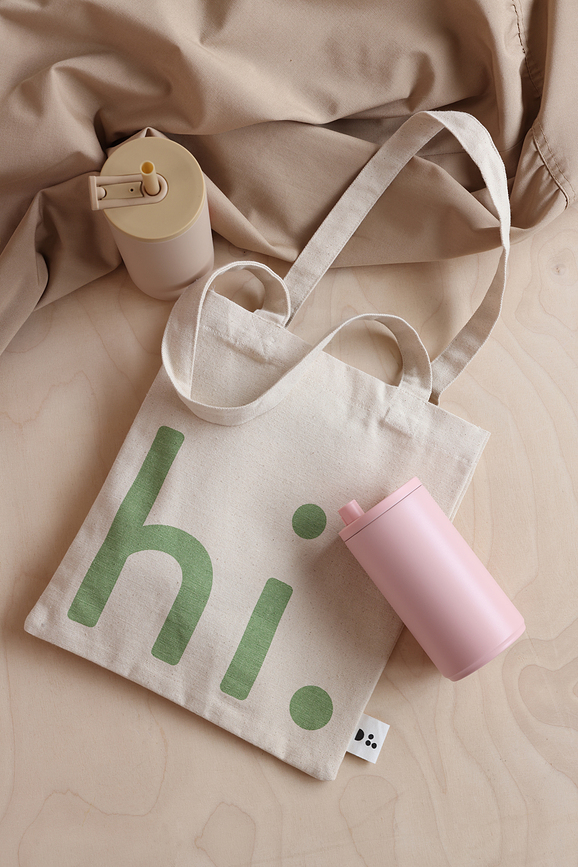 Design Letters Hi Sac Fourre-tout petit, beige-jaune