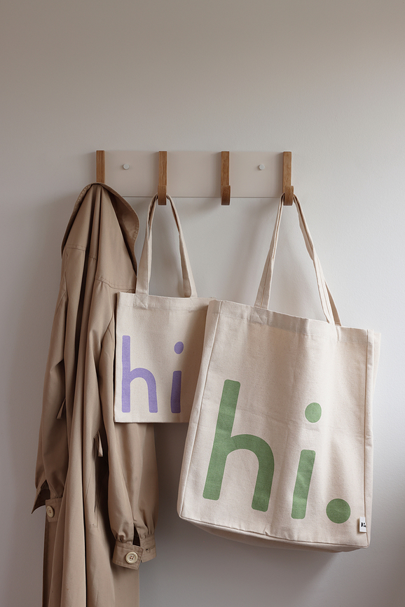 Design Letters Hi Sac Fourre-tout petit, beige-jaune