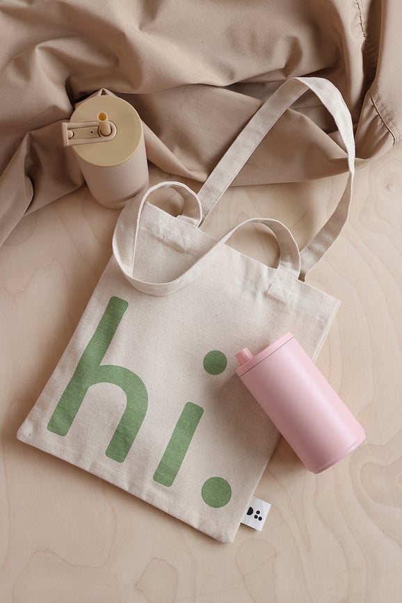 Design Letters Hi Torba mala univerzalna bež-žuta