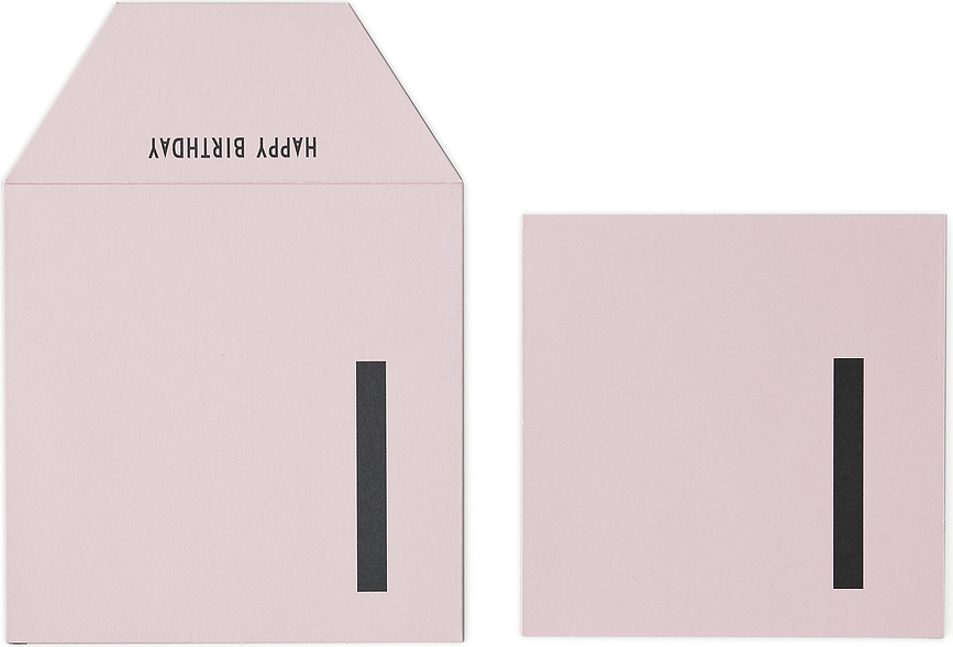 Design Letters Κάρτα Γενεθλίων, για 6 ετών, ροζ