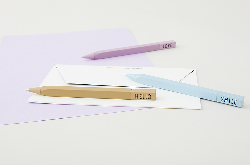 Design Letters Smile Kemijska Olovka svijetloplava