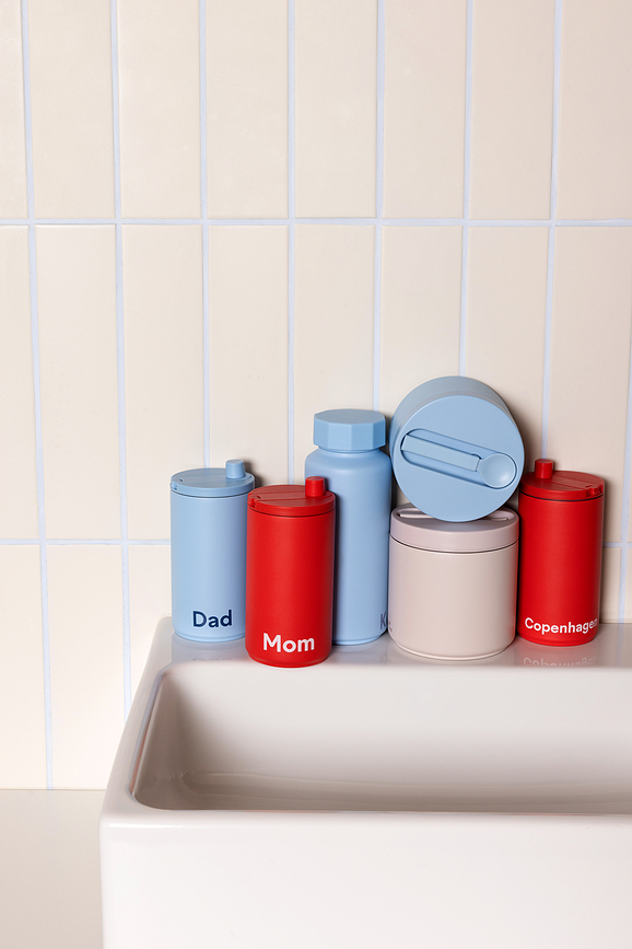 Design Letters Mom Θερμός Κούπα, 350 ml, ροζ