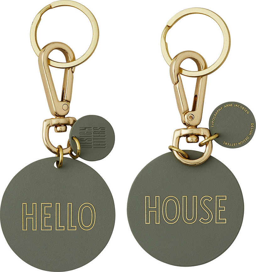 Design Letters Μπρελόκ HELLO & HOUSE