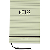 Design Letters Notizbuch A5 grün