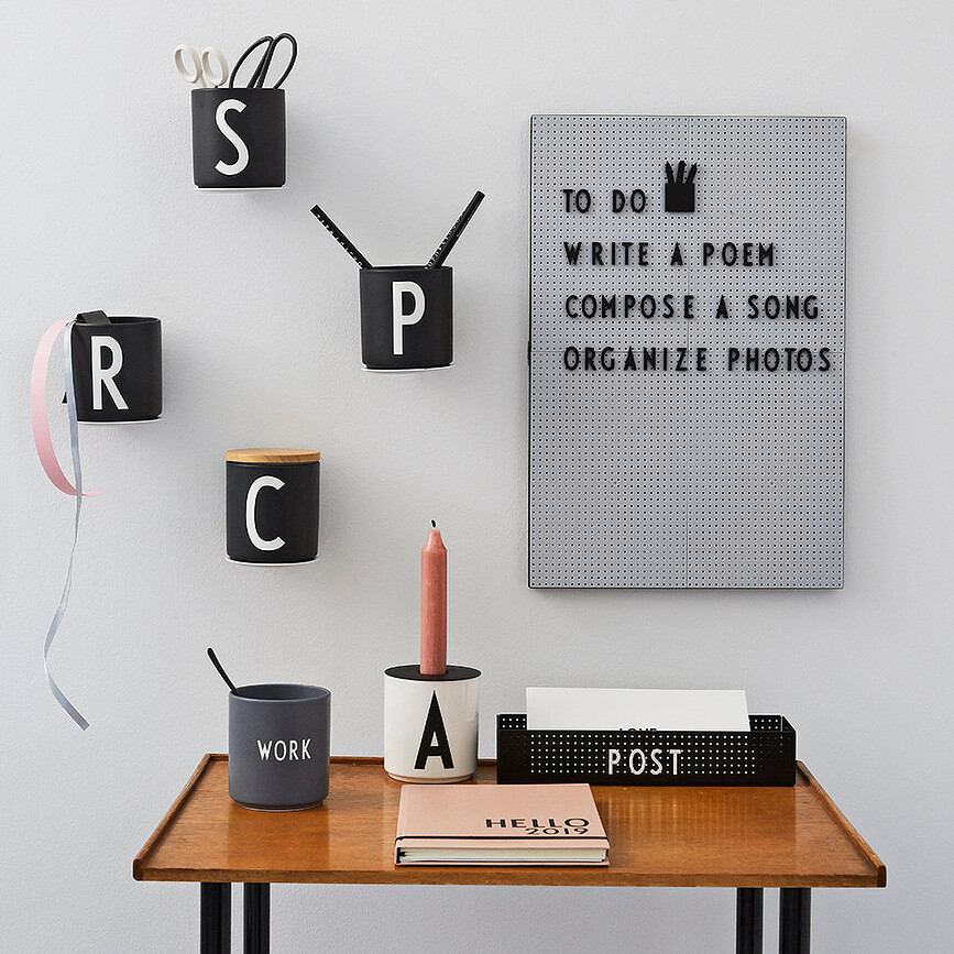 Design Letters Πίνακας, A4, μαύρος