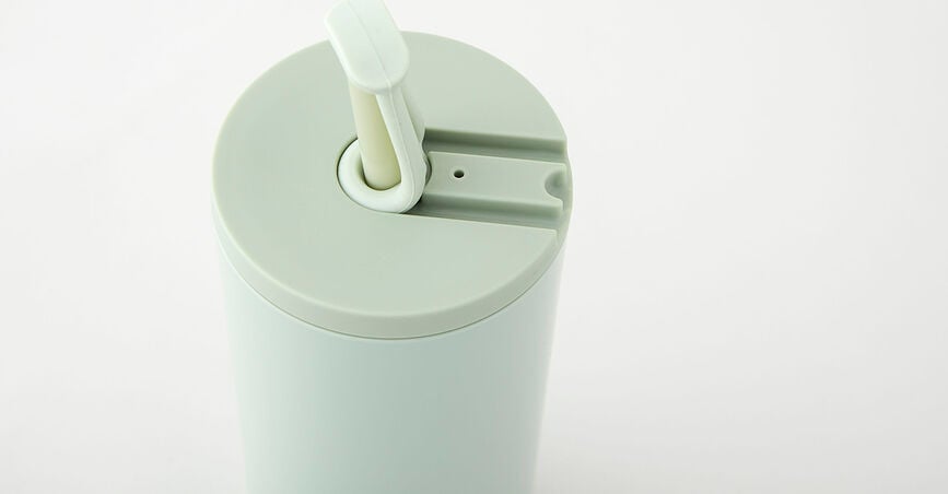 Design Letters Life Putna Šalica sa slamkom 500 ml plava