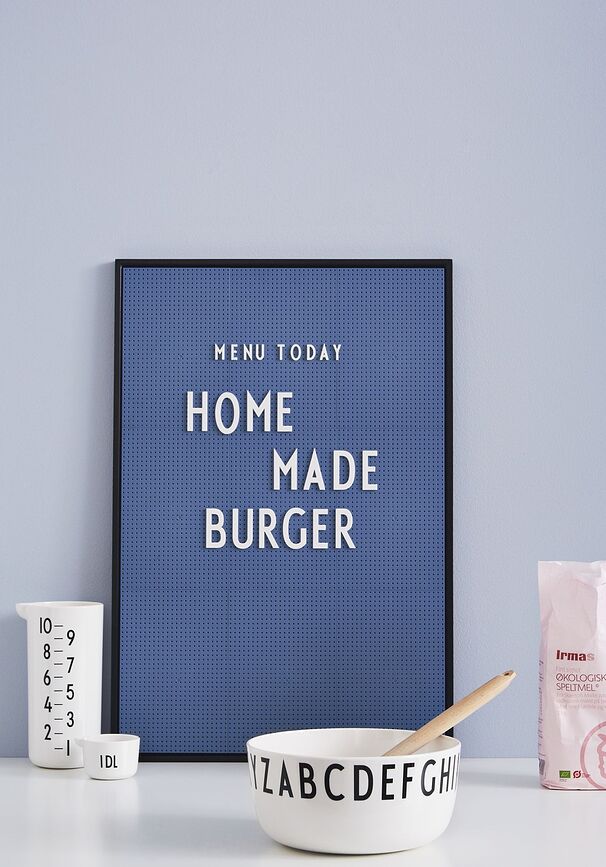 Design Letters Slova i Brojke velike za ploču bijela 159 kom.