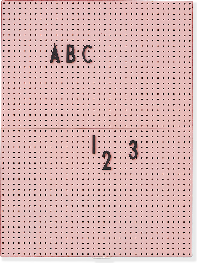 Design Letters Tabla, A4, roza