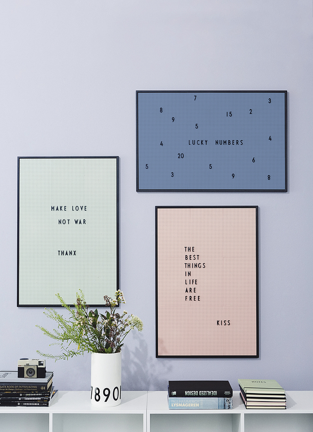 Design Letters Tableau A2, noir