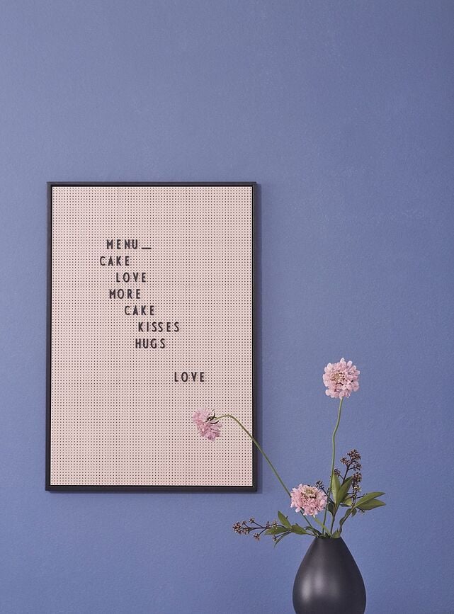 Design Letters Tableau A2, noir