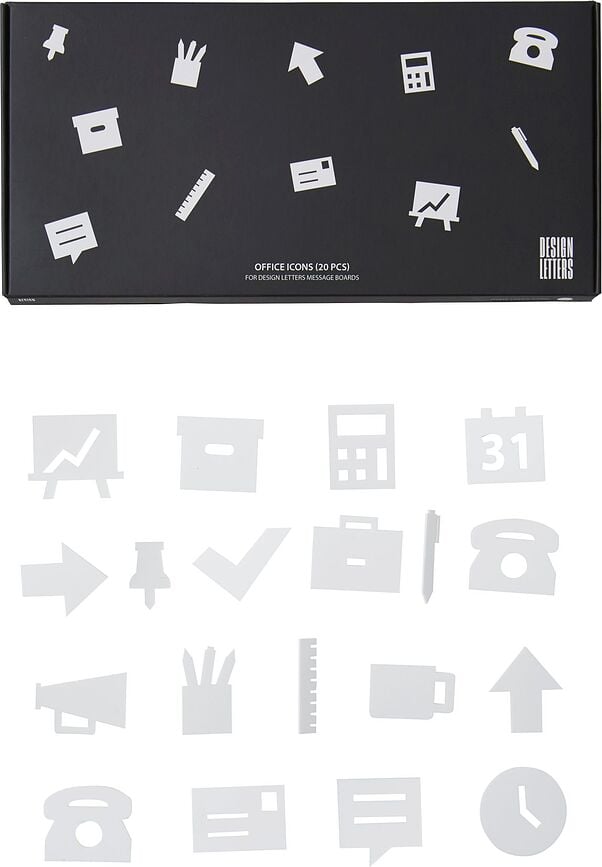 Design Letters Tafel-Icons office 20 St.