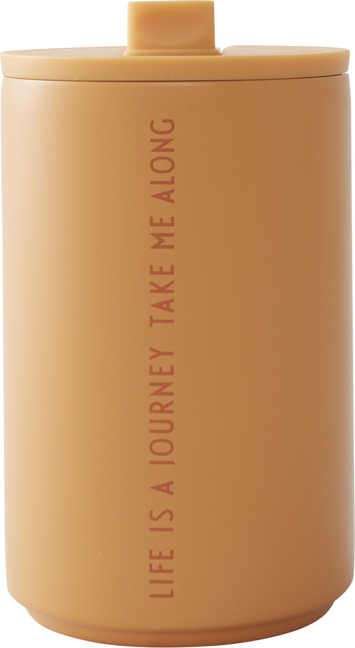 Design Letters To Go Thermobecher orangefarben