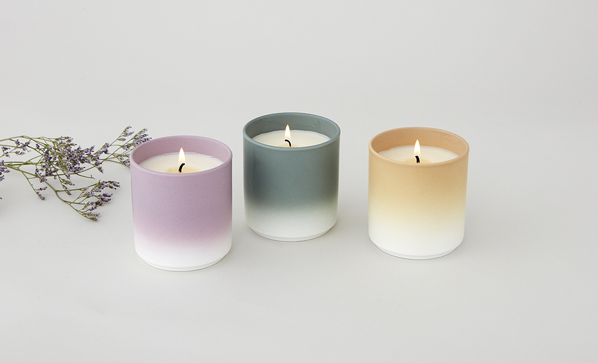 Bougie Parfumée Dip Dye, lavande