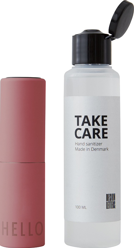 Dosificador y Gel Desinfectante Take Care, Set de 2 piezas