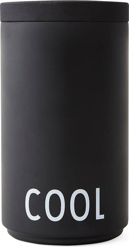 Enfriador de vino Design Letters COOL, negro