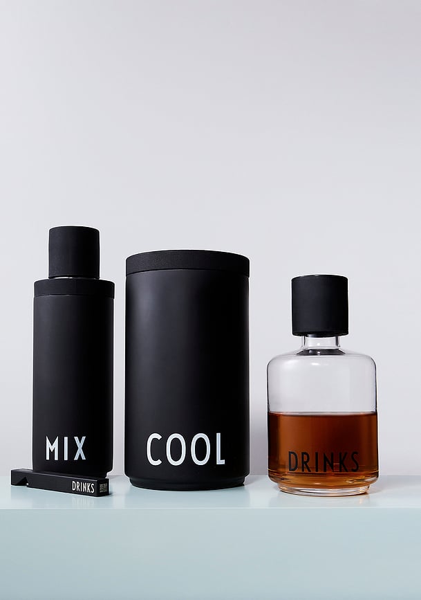 Enfriador de vino Design Letters COOL, negro