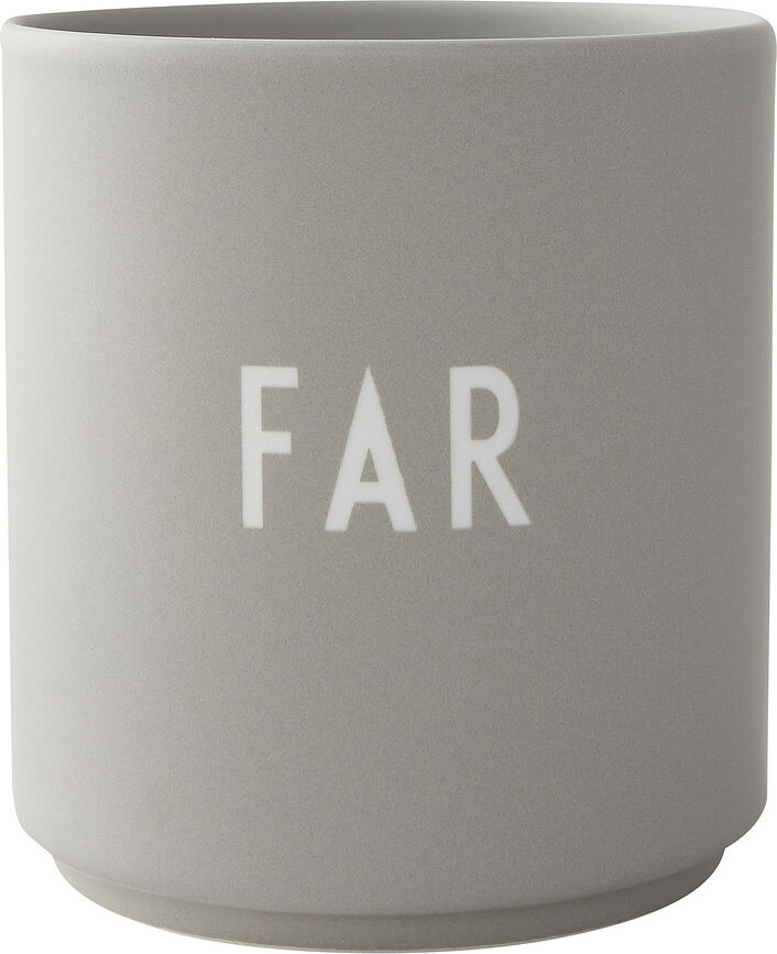 Farverige krus Favourite DA Far grå